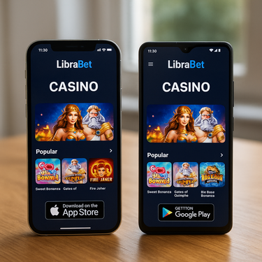 LibraBet Casino - Mobile Apps - iOS and Android Compatible